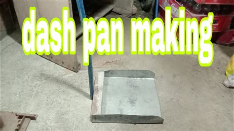 sheet metal dust pan plans|making a sheet metal dust pan.